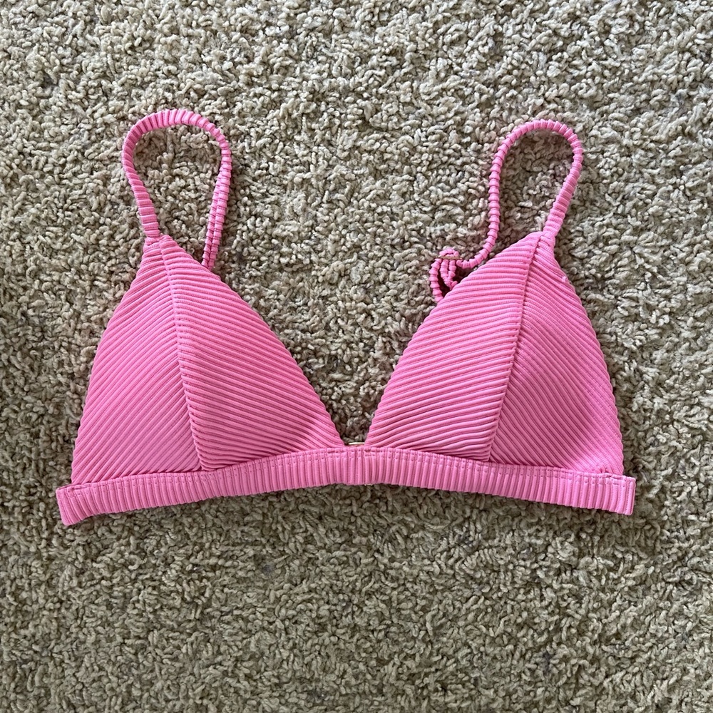 Hollister Bikini Top, small fit, baby pink